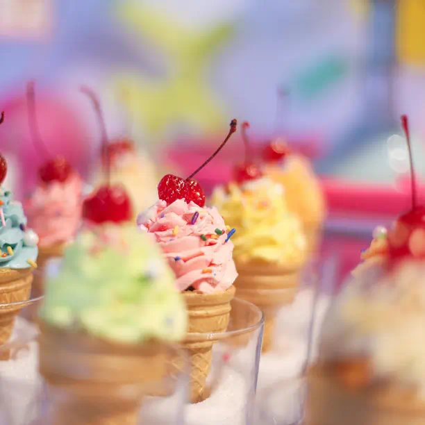 Ice cream cart (event venue add-ons) at Houston event venue - Up Above Venue