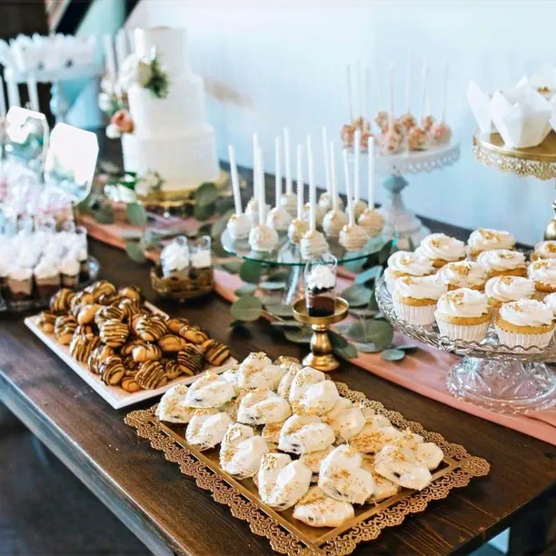 Dessert table (event venue add-ons) at Houston event venue - Up Above Venue