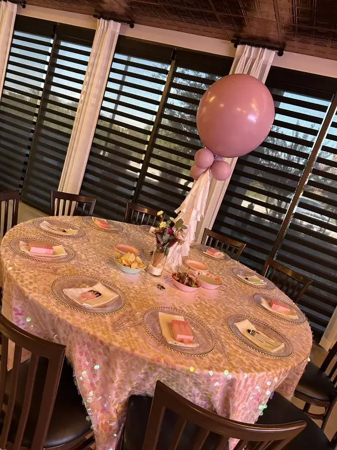 Decoration for Houston event venue - Up Above Venue