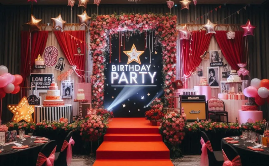 Hollywood Red Carpet Night - Adult Birthday Party Theme