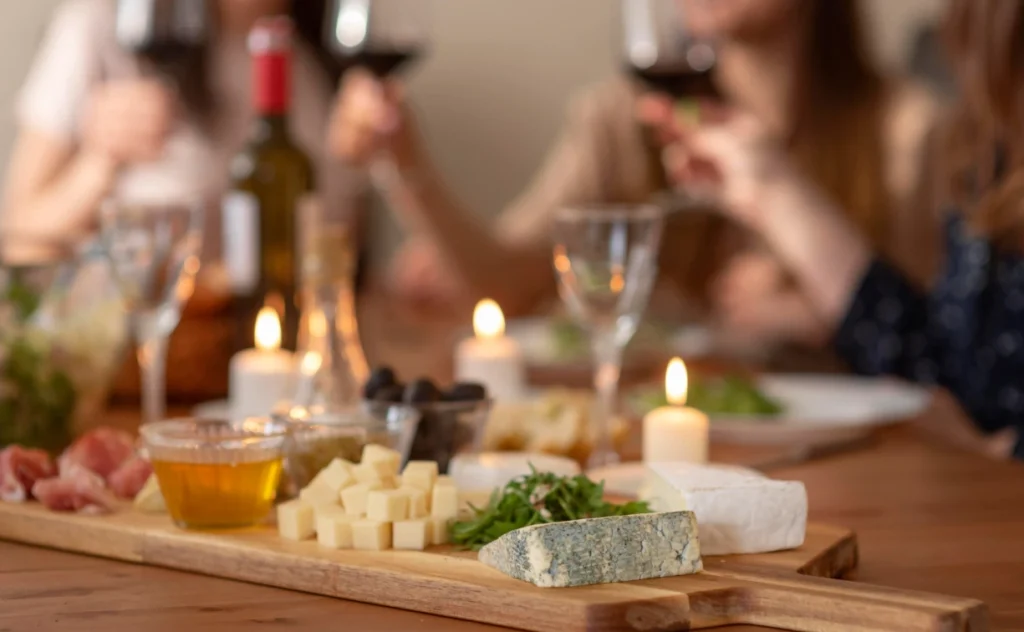 Wine and Cheese Tasting Party - Adult Birthday Party Theme